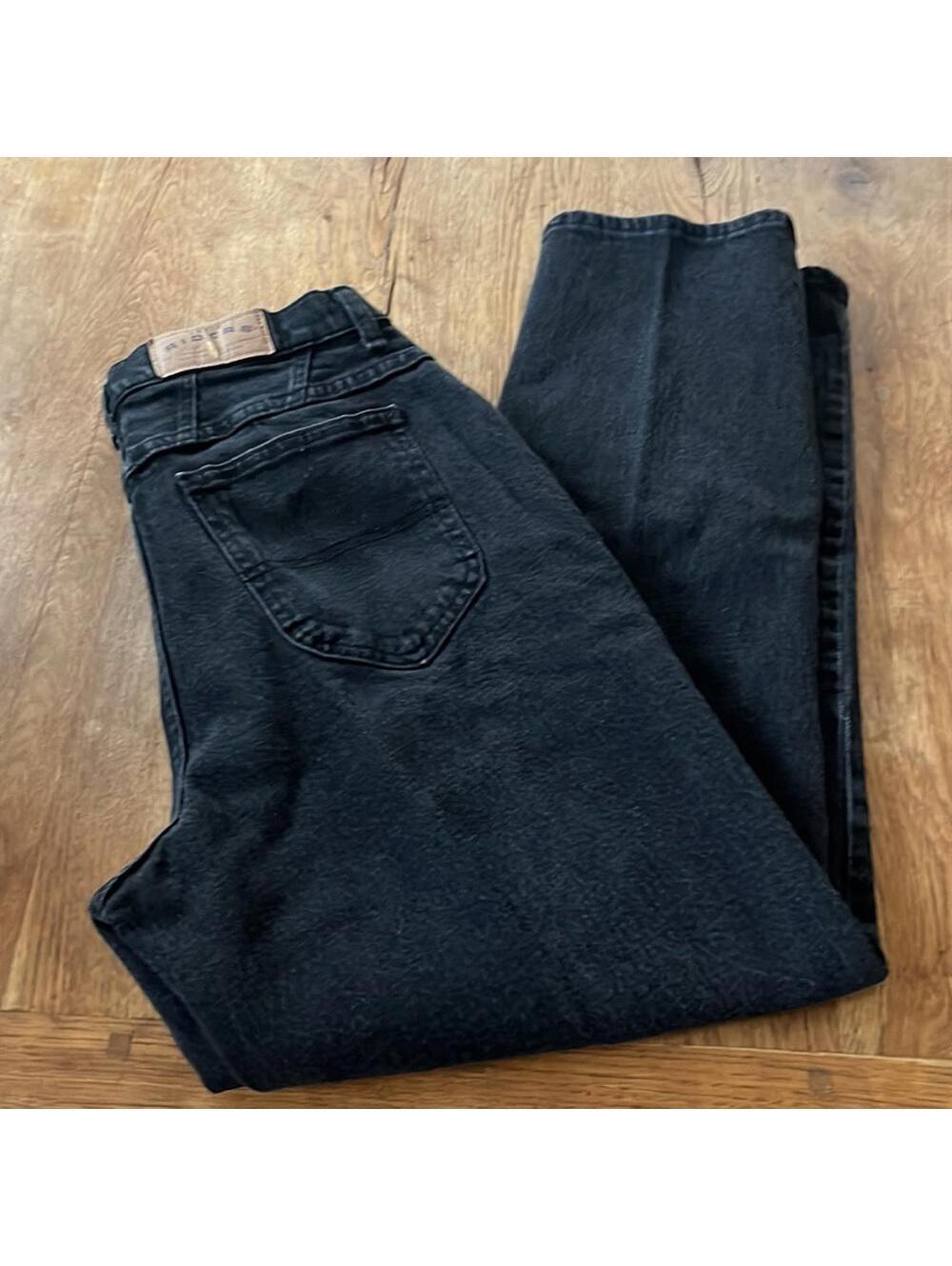 Vintage Riders by Lee High Rise Mom Jeans Size 12 Petite Black